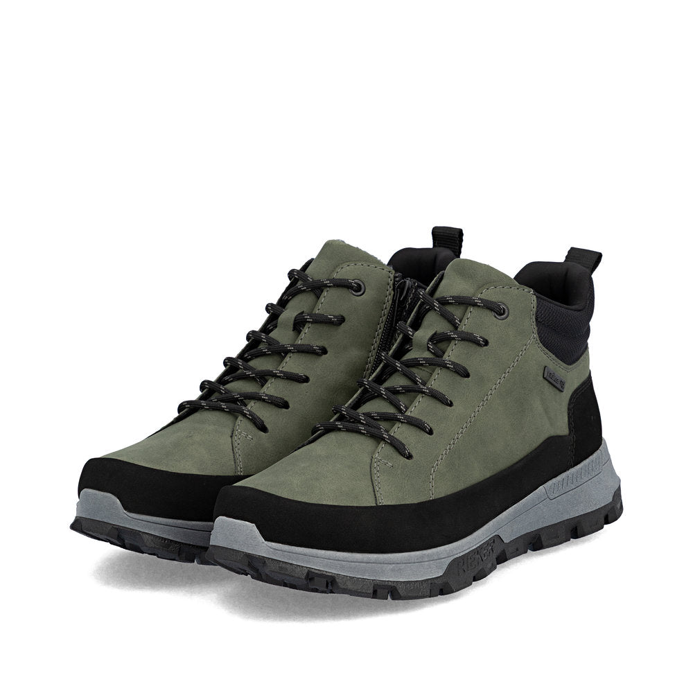 Rieker 35508-54 Mens Green Boots