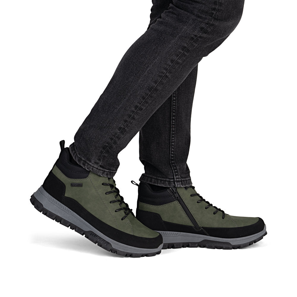 Rieker 35508-54 Mens Green Boots