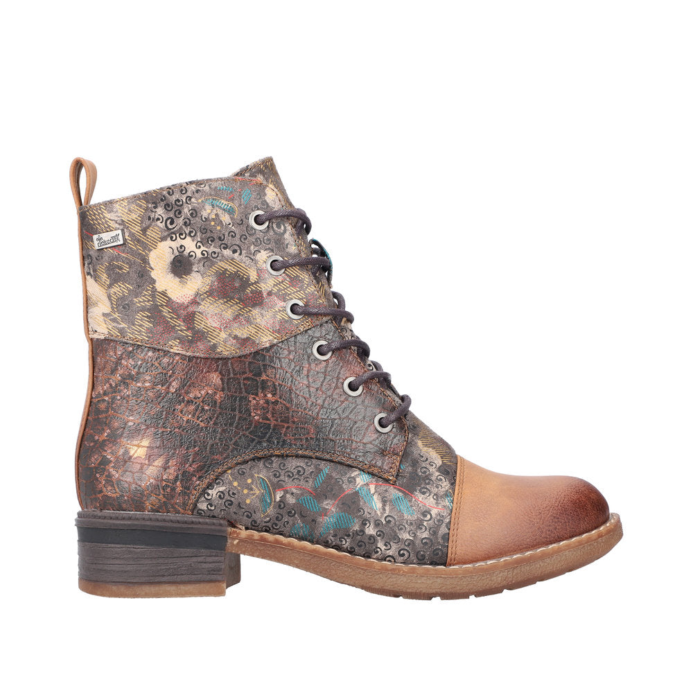 Rieker 94611 90 Tan Multi Boot Shoes By Post