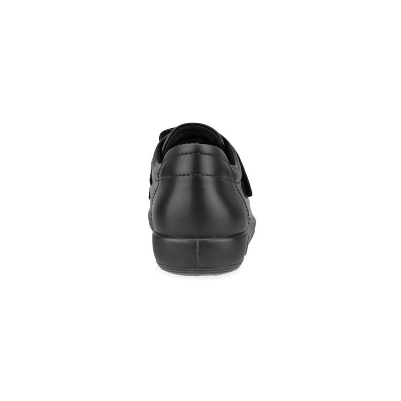 Ecco Soft 2.0 206513-56723 Black With Black Sole 2-strap Shoe
