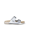 ECCO Cozmo W Pure Silver Foil Sandal 206823-01682