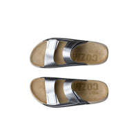 ECCO Cozmo W Pure Silver Foil Sandal 206823-01682
