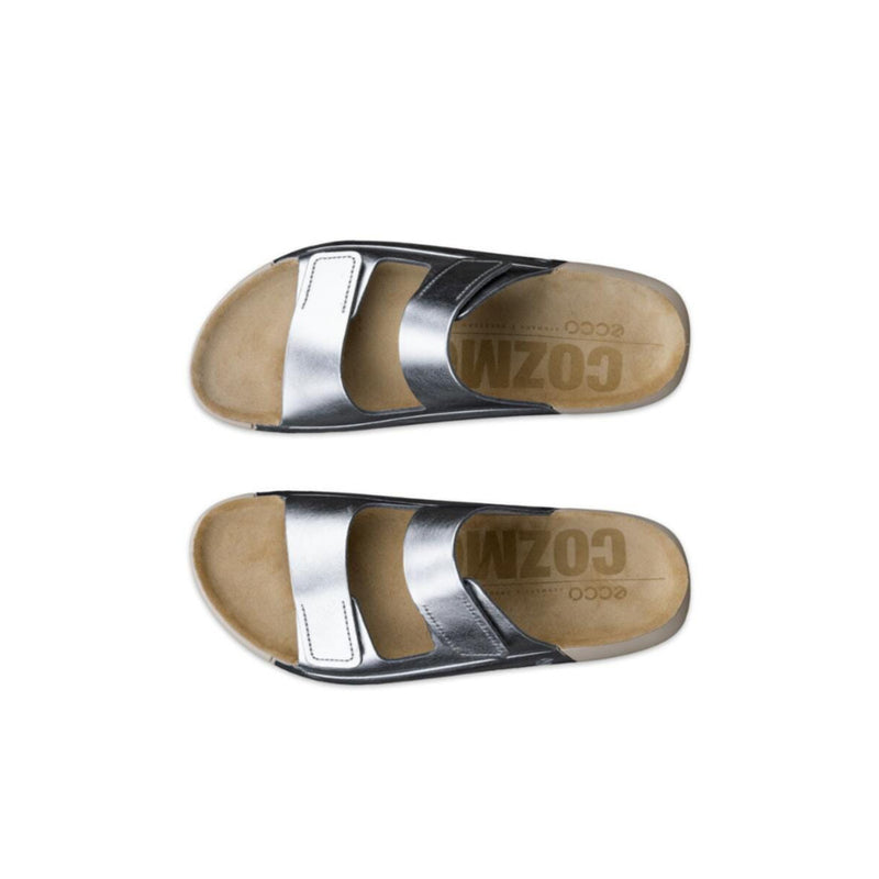 ECCO Cozmo W Pure Silver Foil Sandal 206823-01682