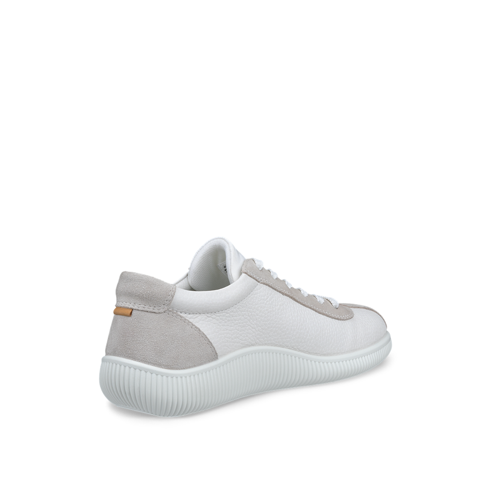 Ecco Soft Zero W Lace Up White/Shadow White Shoe - 22025352292