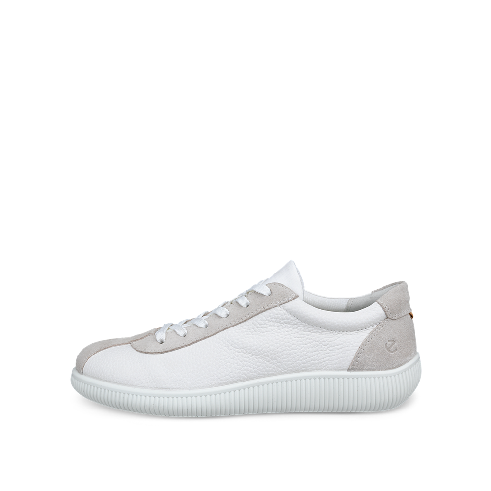 Ecco Soft Zero W Lace Up White/Shadow White Shoe - 22025352292