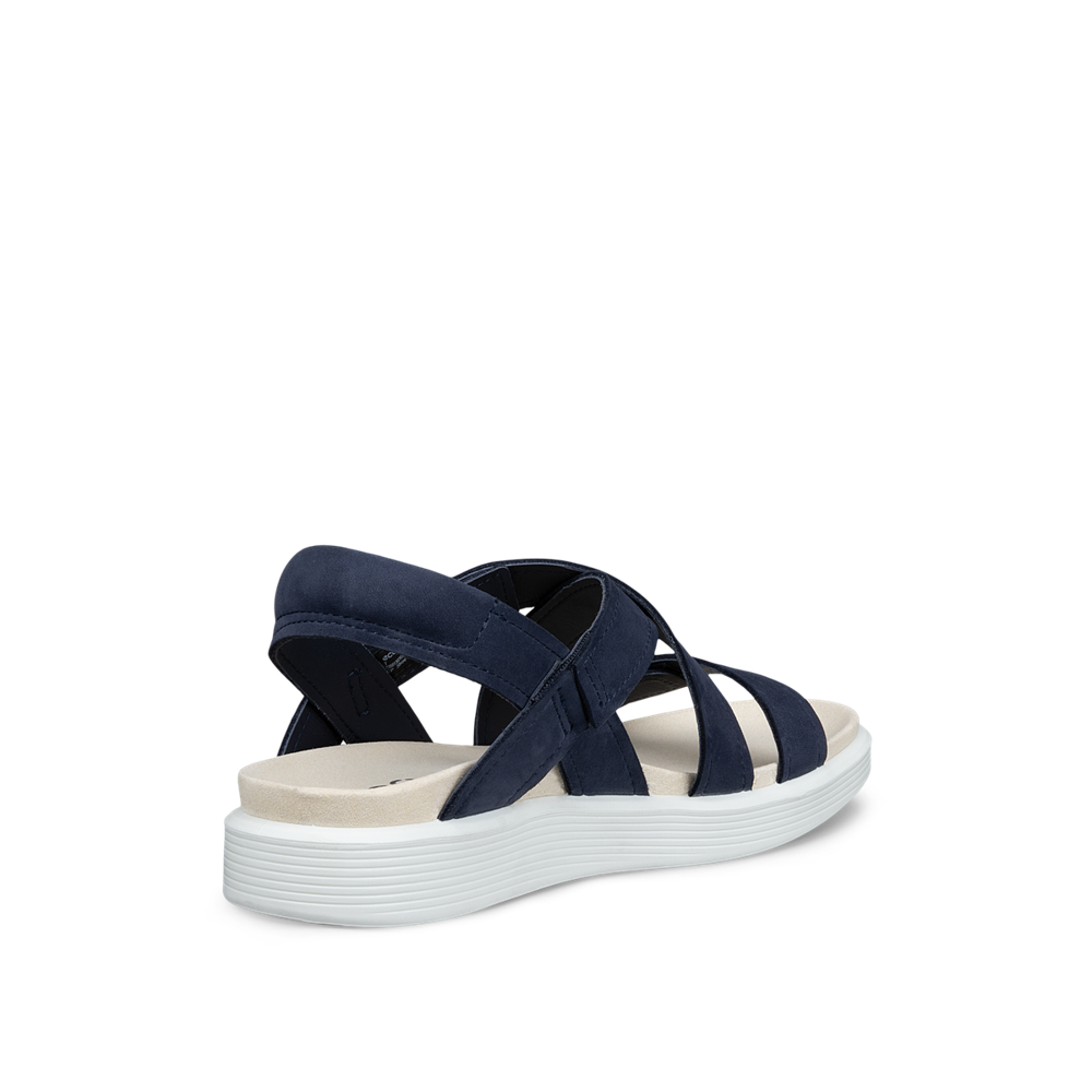 Ecco Soft Sandal W Cross Strap Marine Sandal - 23881302038