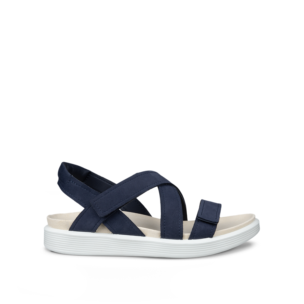Ecco Soft Sandal W Cross Strap Marine Sandal - 23881302038