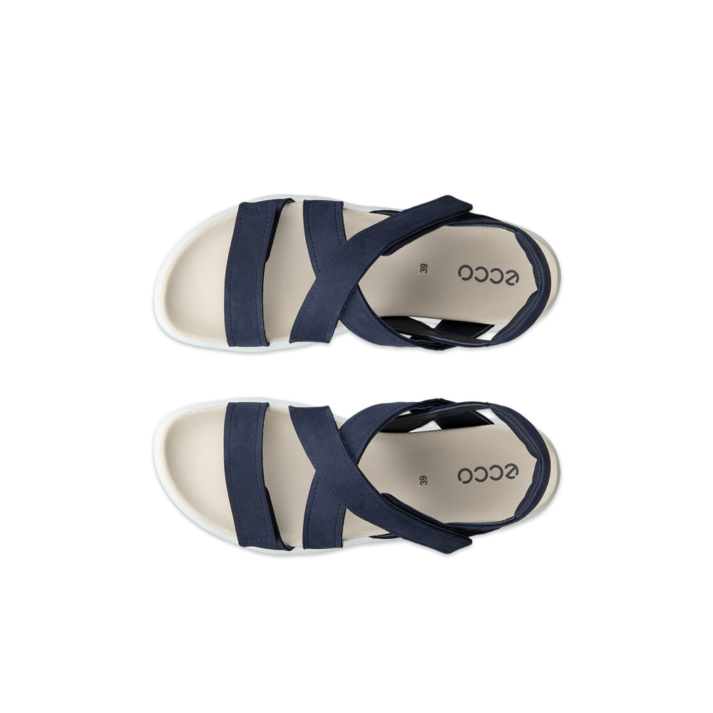 Ecco Soft Sandal W Cross Strap Marine Sandal - 23881302038