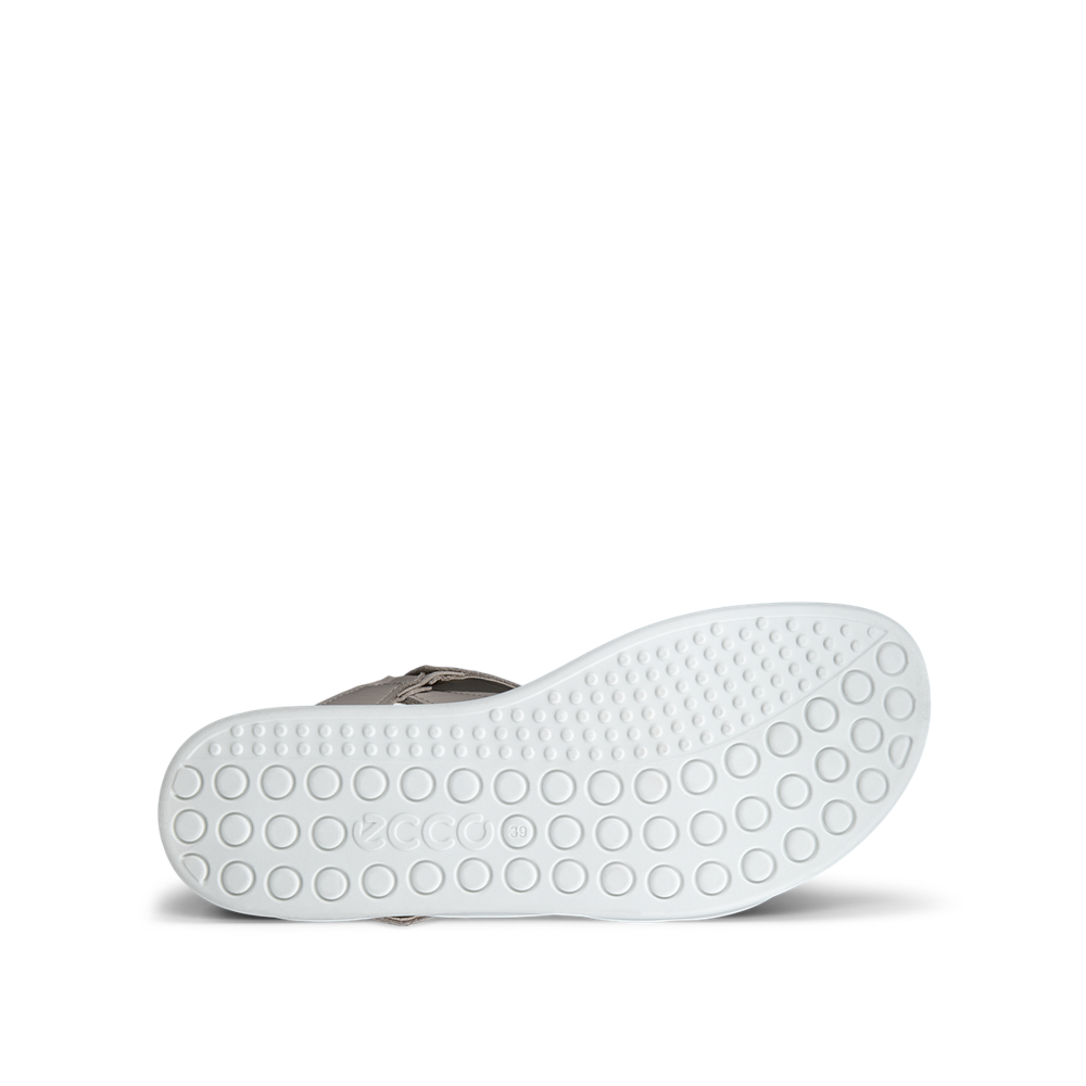 Ecco Soft Sandal W Cross Strap Pure Cashmere Metallic Sandal - 23881361564