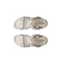 Ecco Soft Sandal W Cross Strap Pure Cashmere Metallic Sandal - 23881361564
