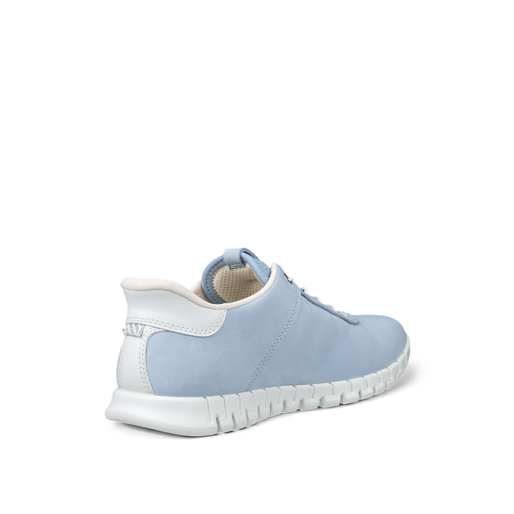 Ecco Gruuv Lite W Easy Slip Dusty Blue/White Shoe - 24632360746