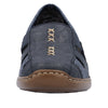 Rieker 41385-15 Blue Leather Shoe