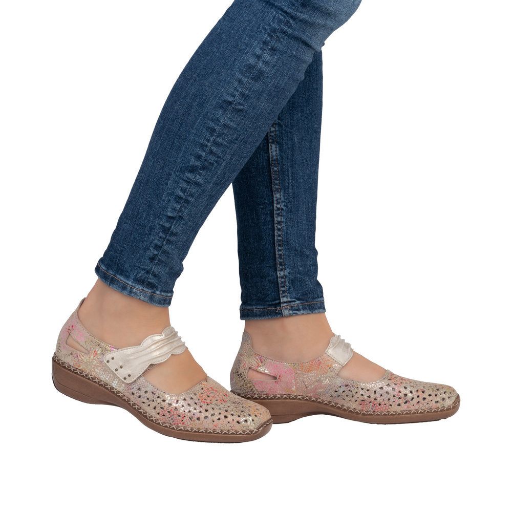 Rieker 41399-92 Multi Leather Shoe – Shoes By Post