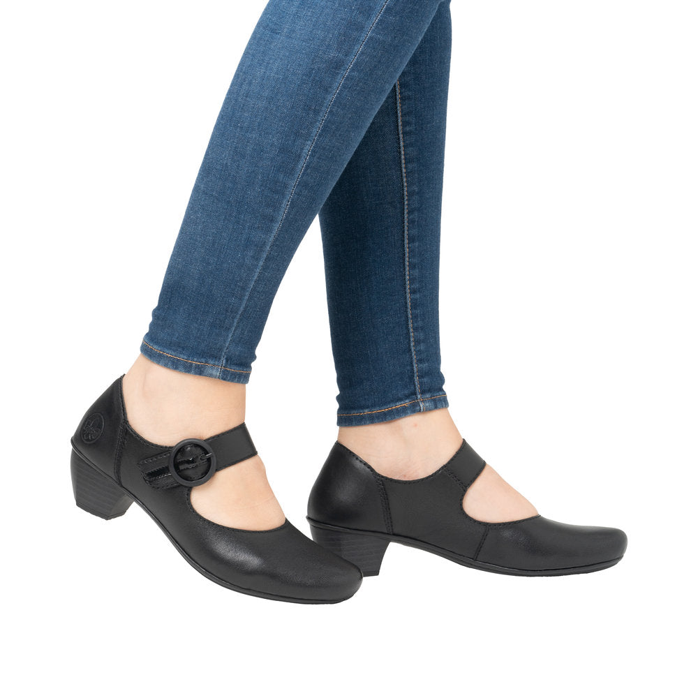 Rieker 41756-00 Mariah Black Shoe