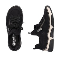 Rieker 45973-00 Womens Black Shoes