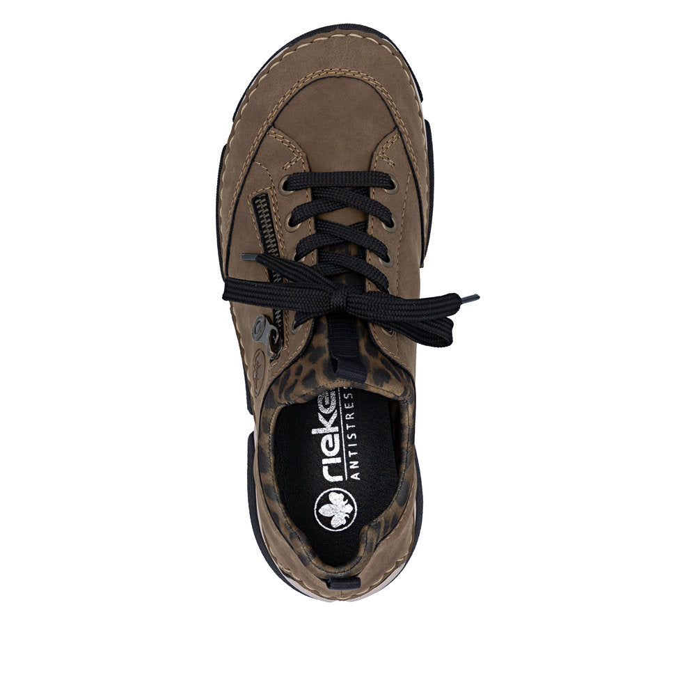 Rieker 45973-24 Angela Wood/Leo-Braun Shoe