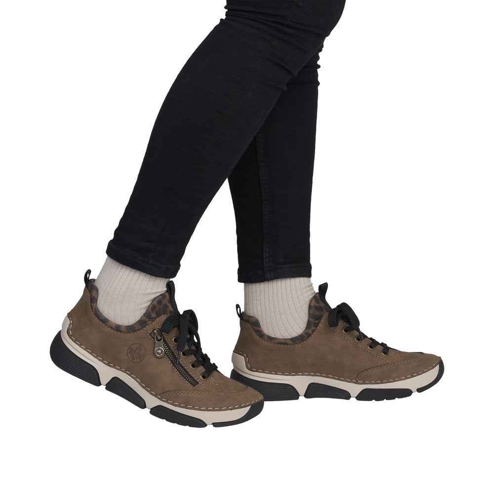 Rieker 45973-24 Angela Wood/Leo-Braun Shoe