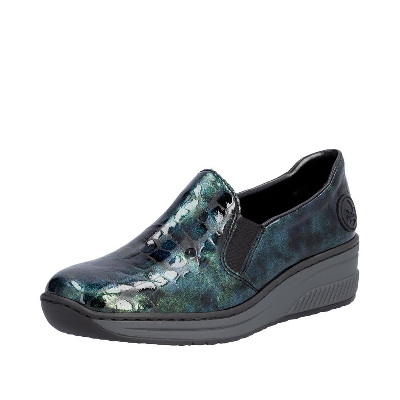 Rieker 48752-92 Blue/Green Shoe