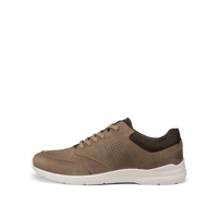 Ecco Irving M Low Lace Nutmeg Brown/Dark Clay Shoe - 51173461565