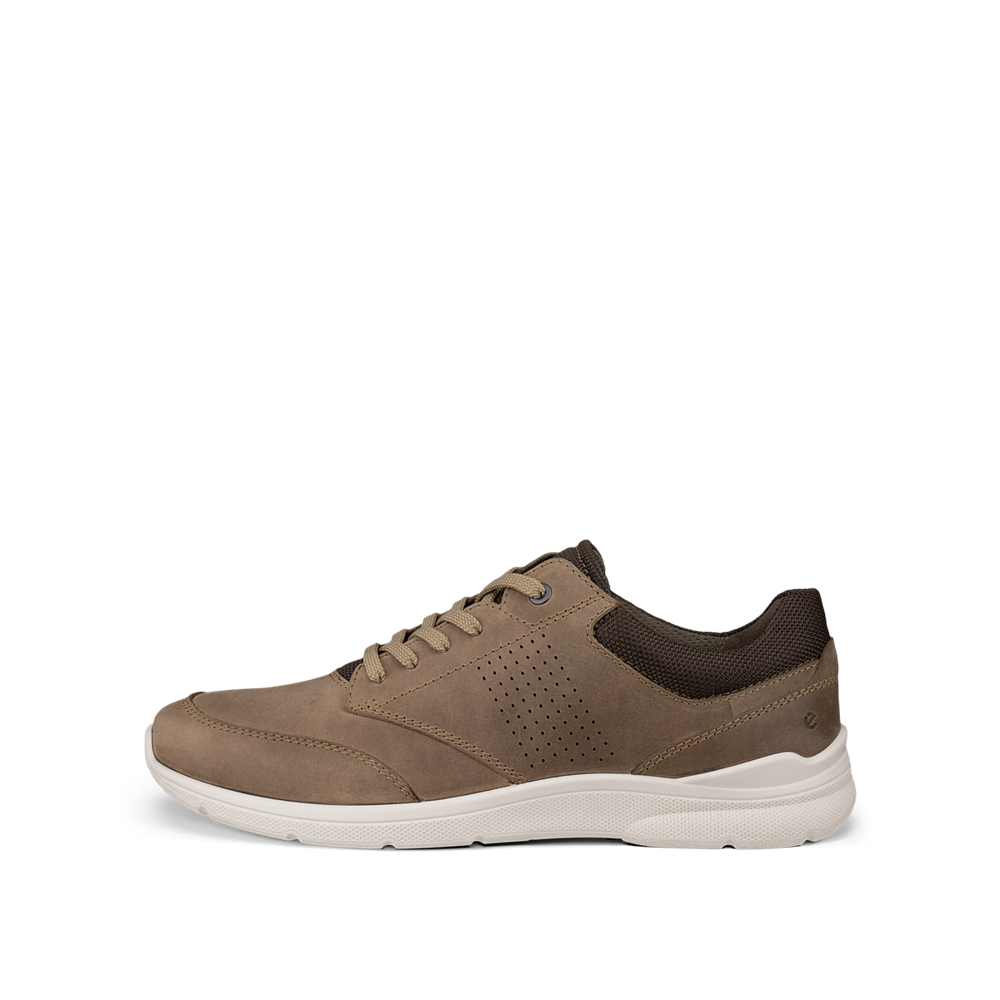 Ecco Irving M Low Lace Nutmeg Brown/Dark Clay Shoe - 51173461565