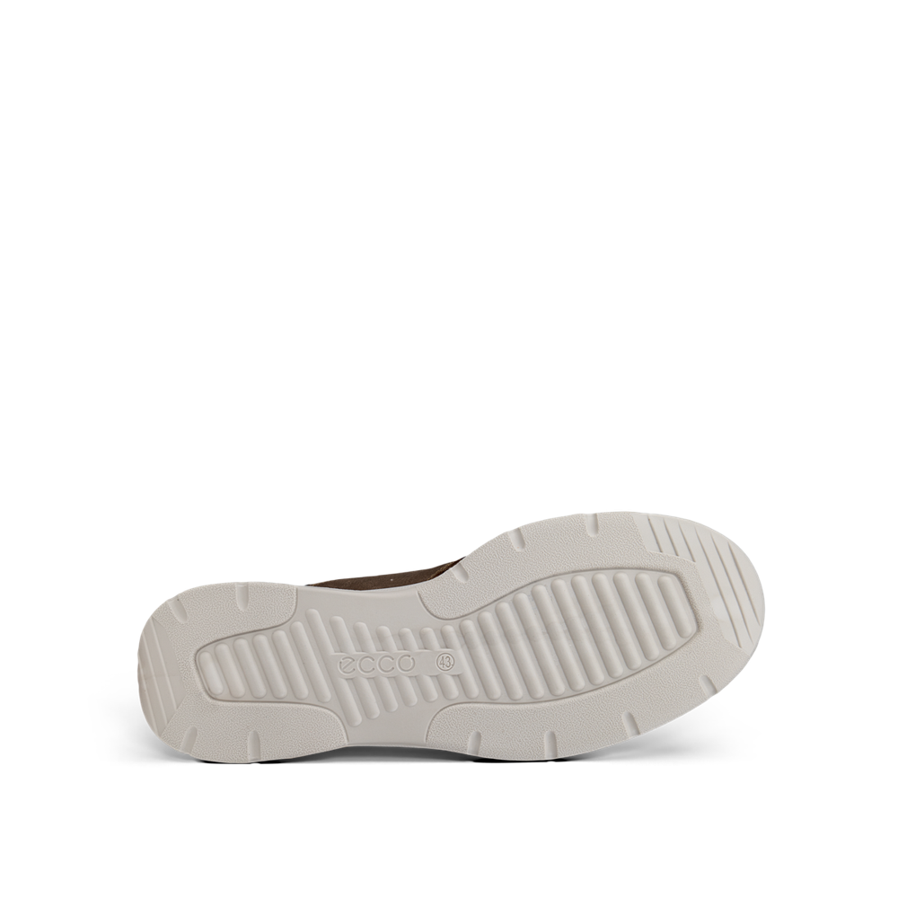Ecco Irving M Low Lace Nutmeg Brown/Dark Clay Shoe - 51173461565