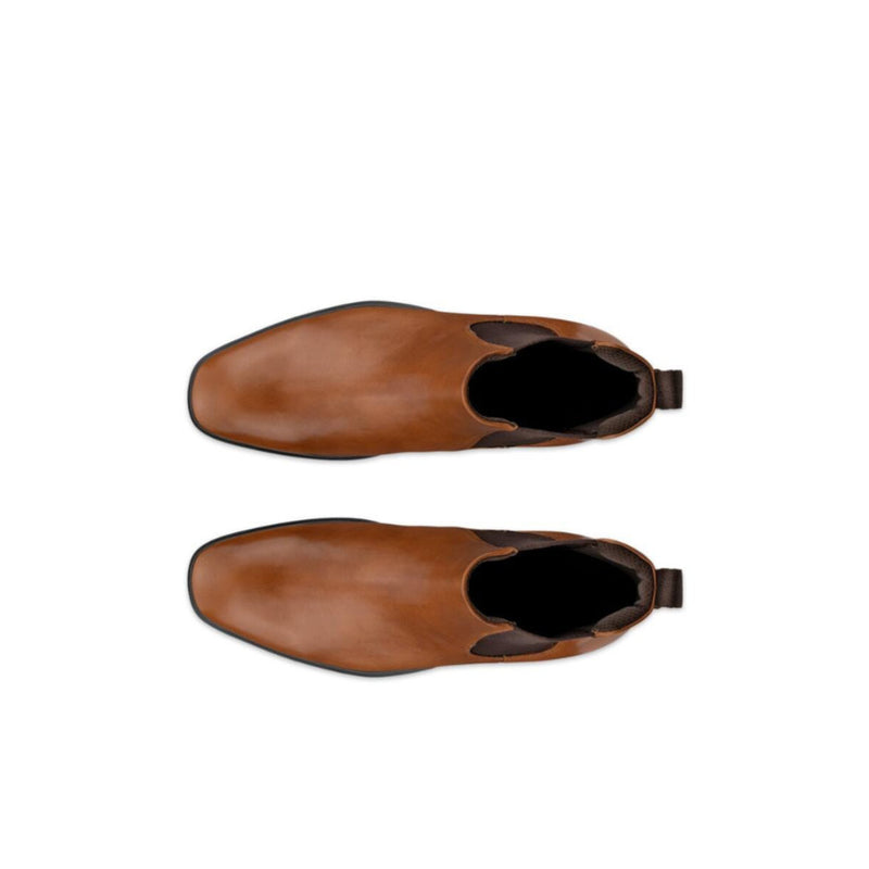 Ecco Metropole Milan Mens Saddle Brown Boots 523384-01644