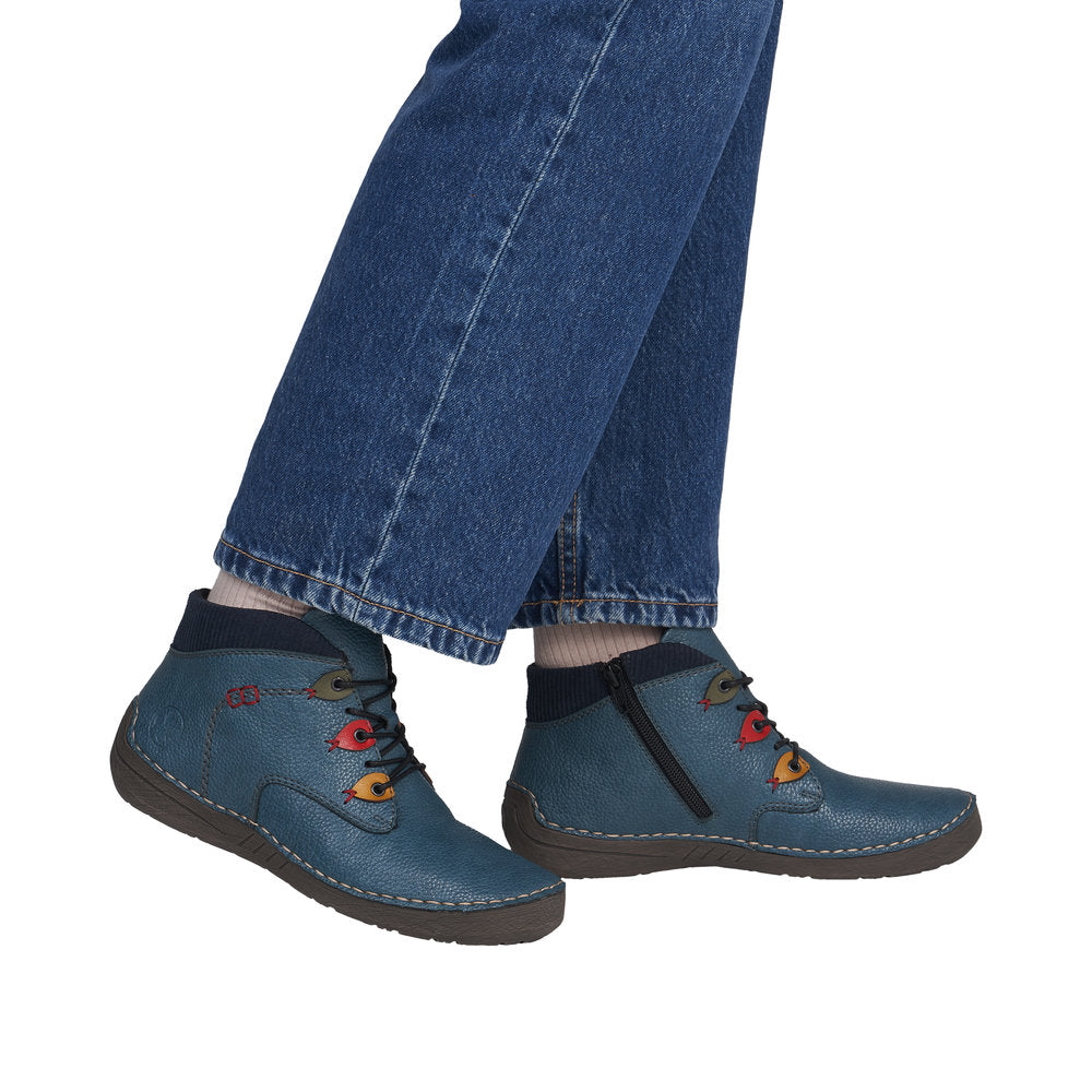 Rieker 52544-14 Angela Royal/Miele Boot
