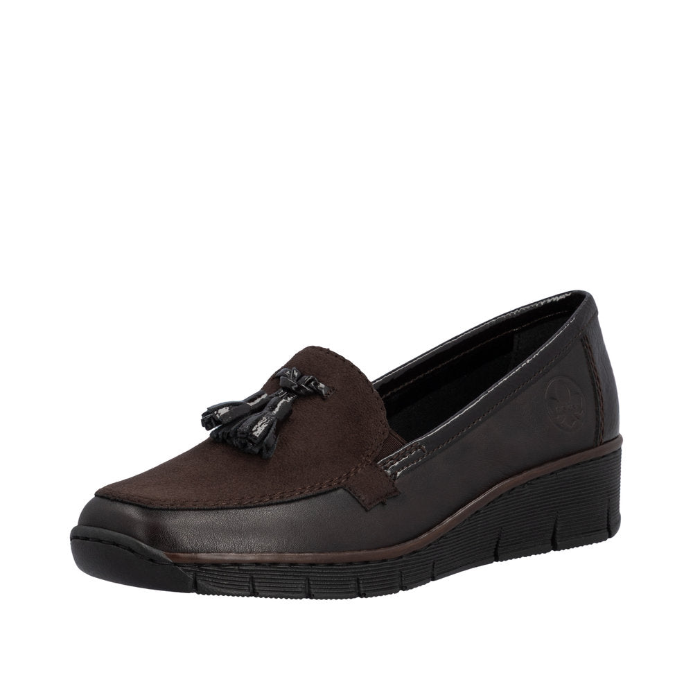 Rieker 53771-25 Doris Mokka/Espresso Shoe