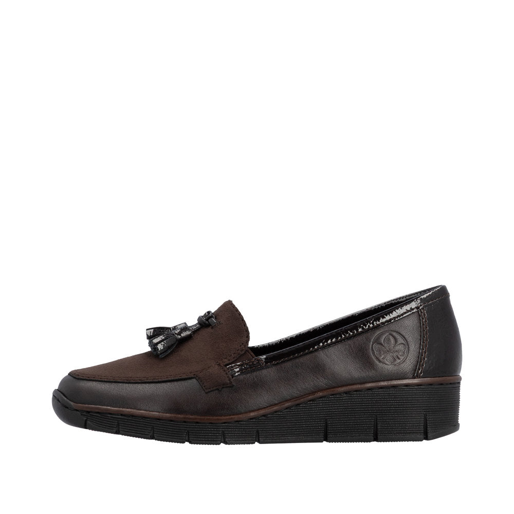 Rieker 53771-25 Doris Mokka/Espresso Shoe