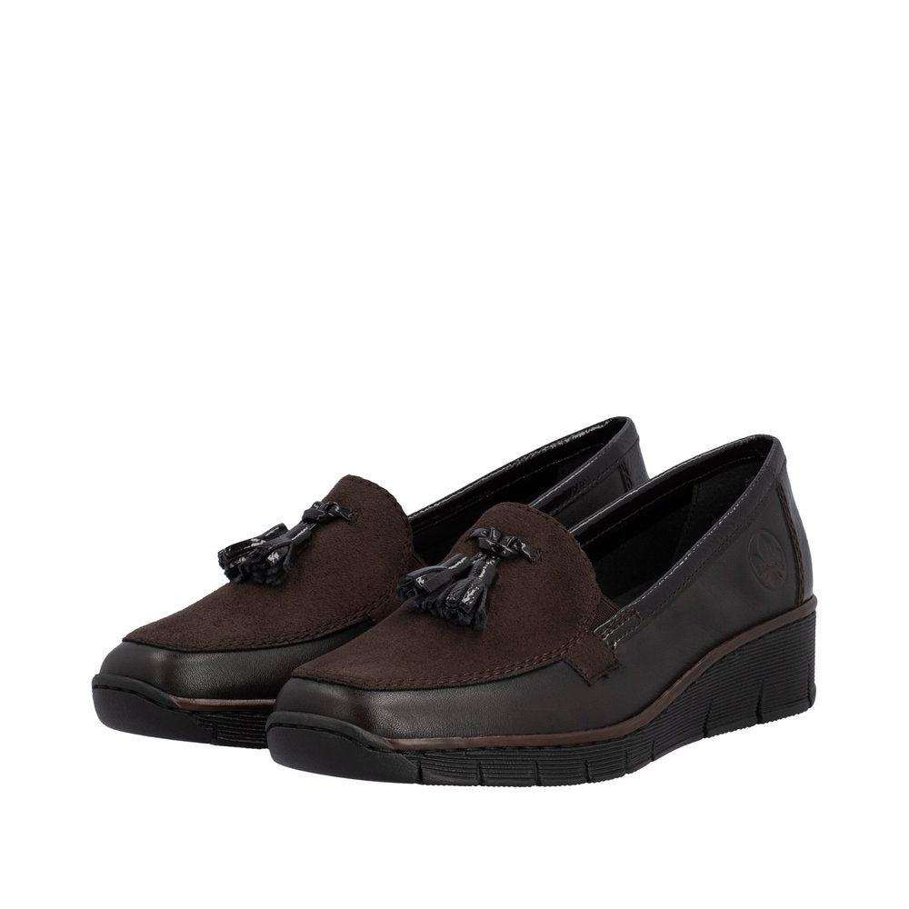 Rieker 53771-25 Doris Mokka/Espresso Shoe