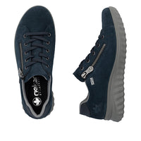 Rieker 59000-14 Womens Blue Shoes