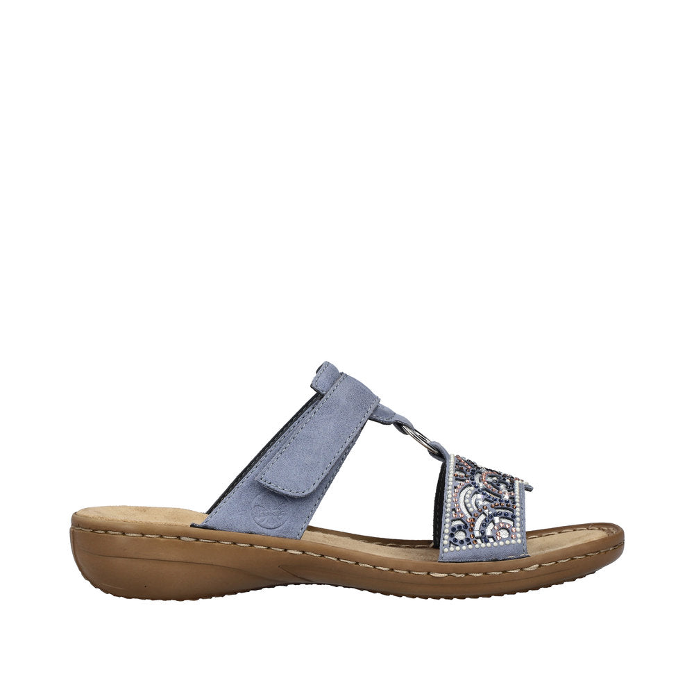 Rieker 608K2-12 Regina Blue Sandal