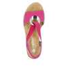 Rieker 624H6-32 Fuchsia Sandal