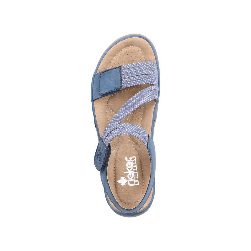 Rieker 64870-14 Blue Vegan RiekerLite Sandal