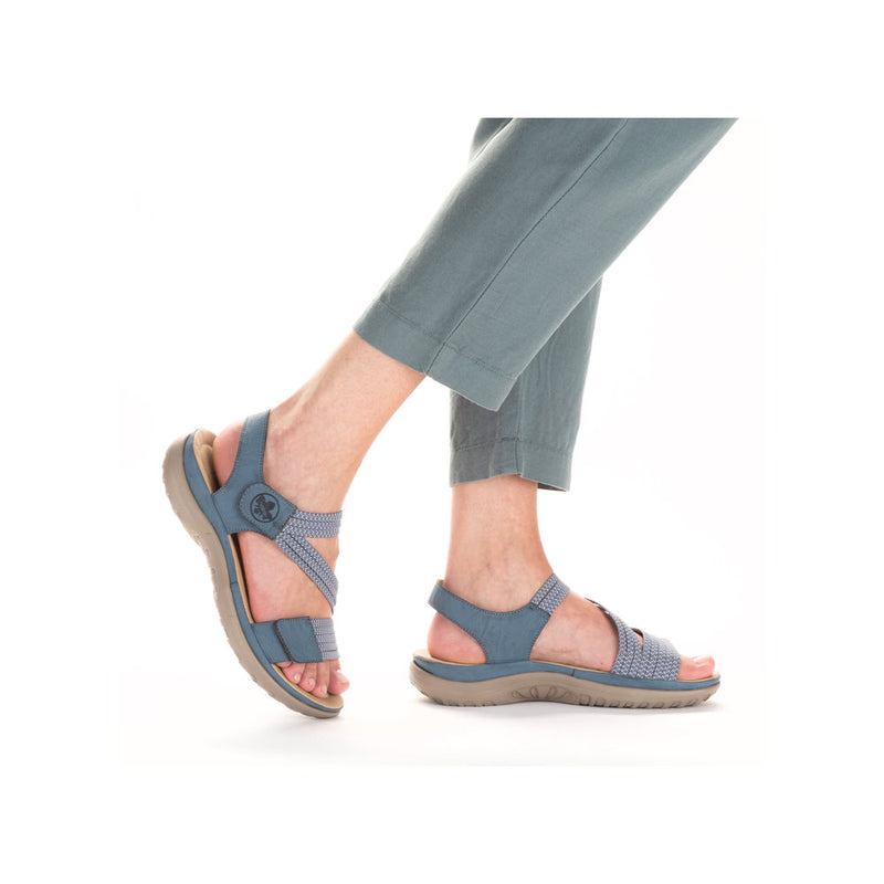 Rieker 64870-14 Blue Vegan RiekerLite Sandal