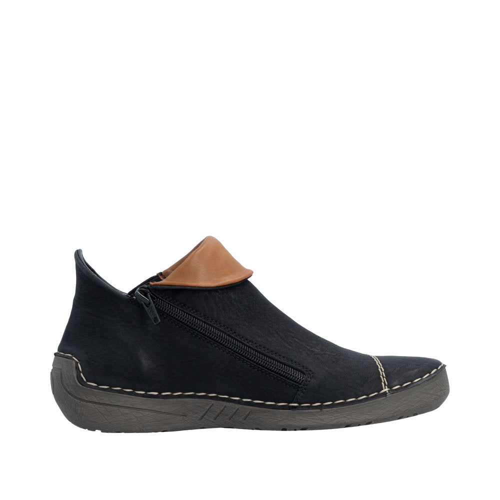 Rieker 72581-00 Angela Schwarz/Leo-Nuss Boot