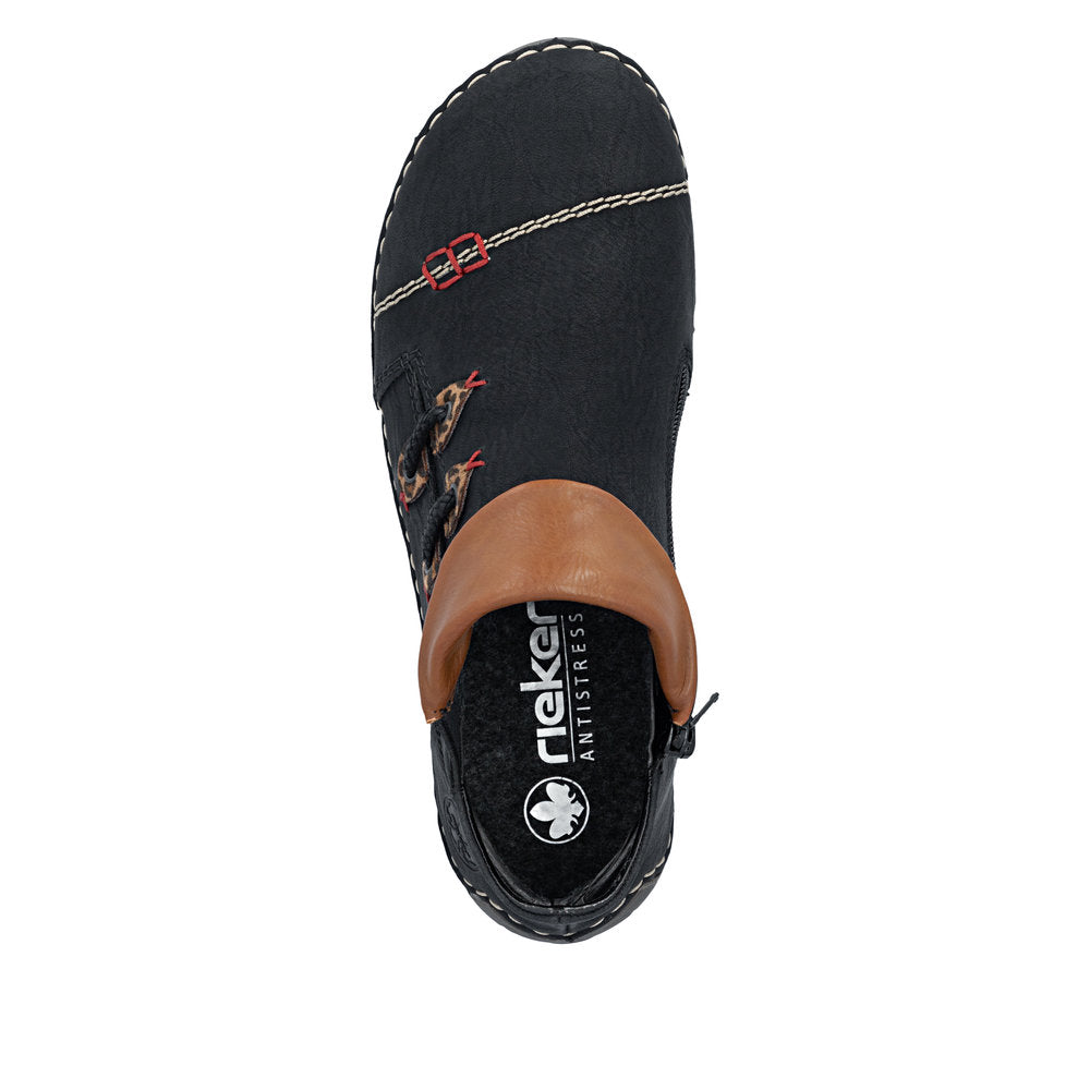 Rieker 72581-00 Angela Schwarz/Leo-Nuss Boot