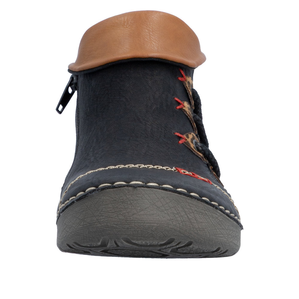 Rieker 72581-00 Angela Schwarz/Leo-Nuss Boot