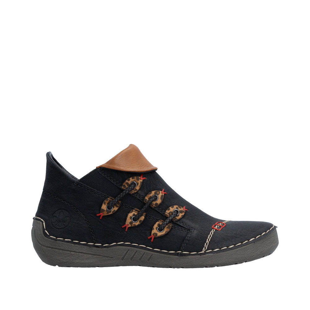 Rieker 72581-00 Angela Schwarz/Leo-Nuss Boot