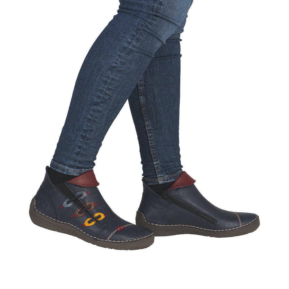 Rieker 72581-14 Angela Ozean/Honig Boot