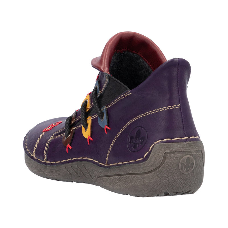 Rieker 72581-30 Aubergine Boot