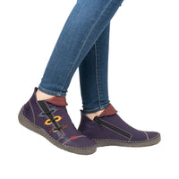 Rieker 72581-30 Aubergine Boot