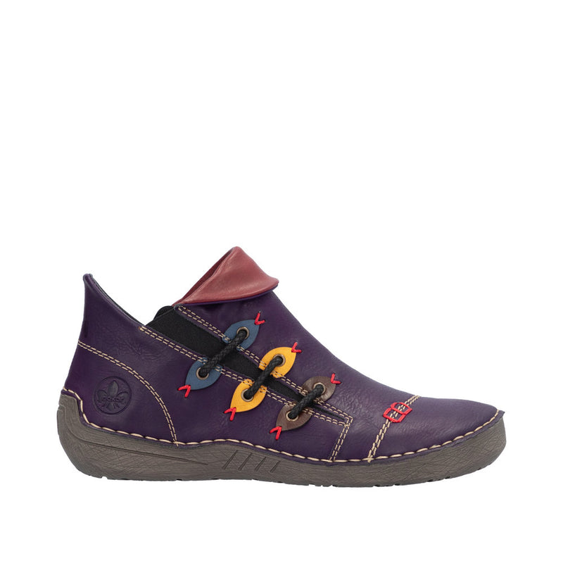 Rieker 72581-30 Aubergine Boot