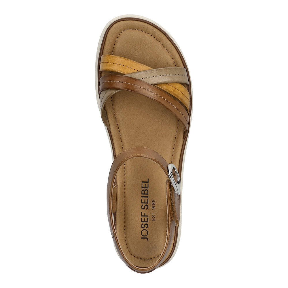 Josef Seibel Sevran 02 Cognac-Multi Sandal
