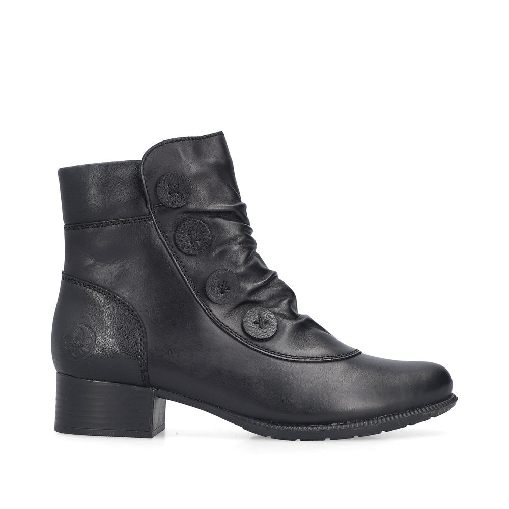 Rieker 78659-00 Womens Black Boots