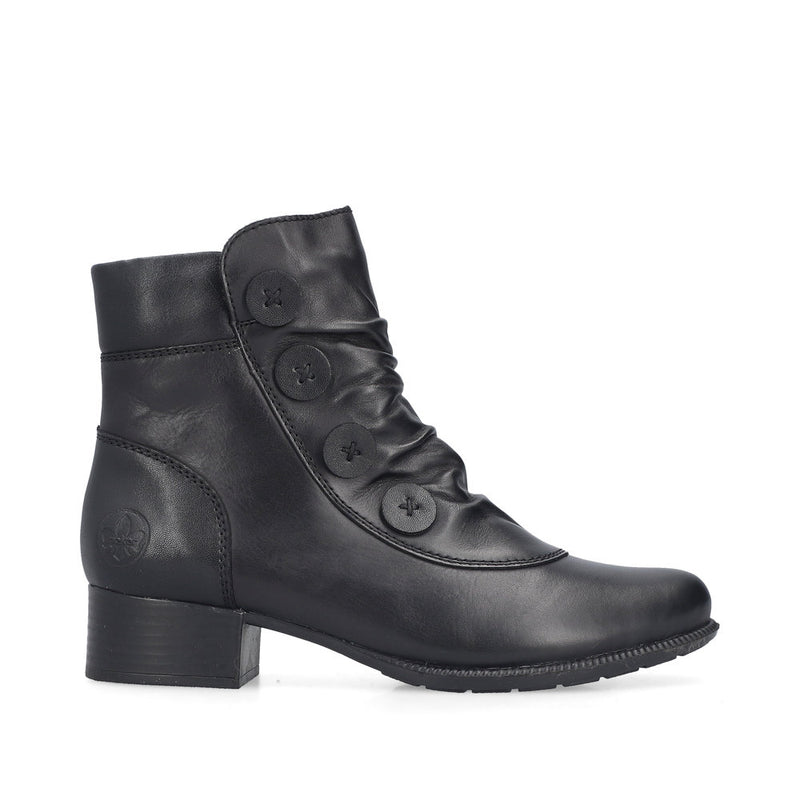 Rieker 78659-00 Womens Black Boots