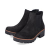 Rieker 79265-00 Womens Black Boots