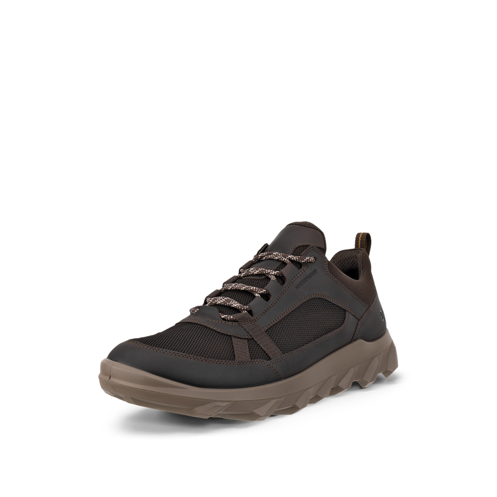 Ecco Mx M Low WP Coffee/Mocha Shoe - 82032458877
