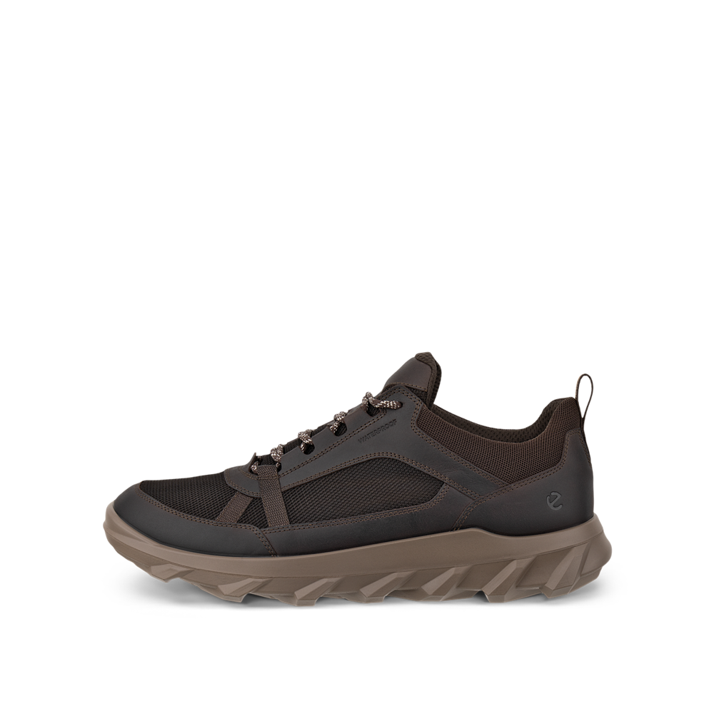 Ecco Mx M Low WP Coffee/Mocha Shoe - 82032458877