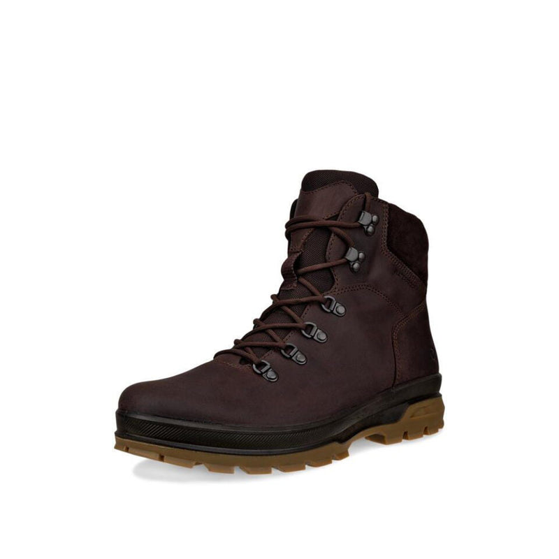 Ecco Rugged Track Mens Coffee Brown Boots 838184 02072